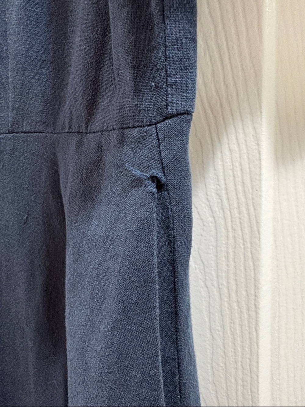 Nonlocal Linen Flared Dress Women’s Small A-Line Breathable Linen Cotton Blend - Picture 5 of 12